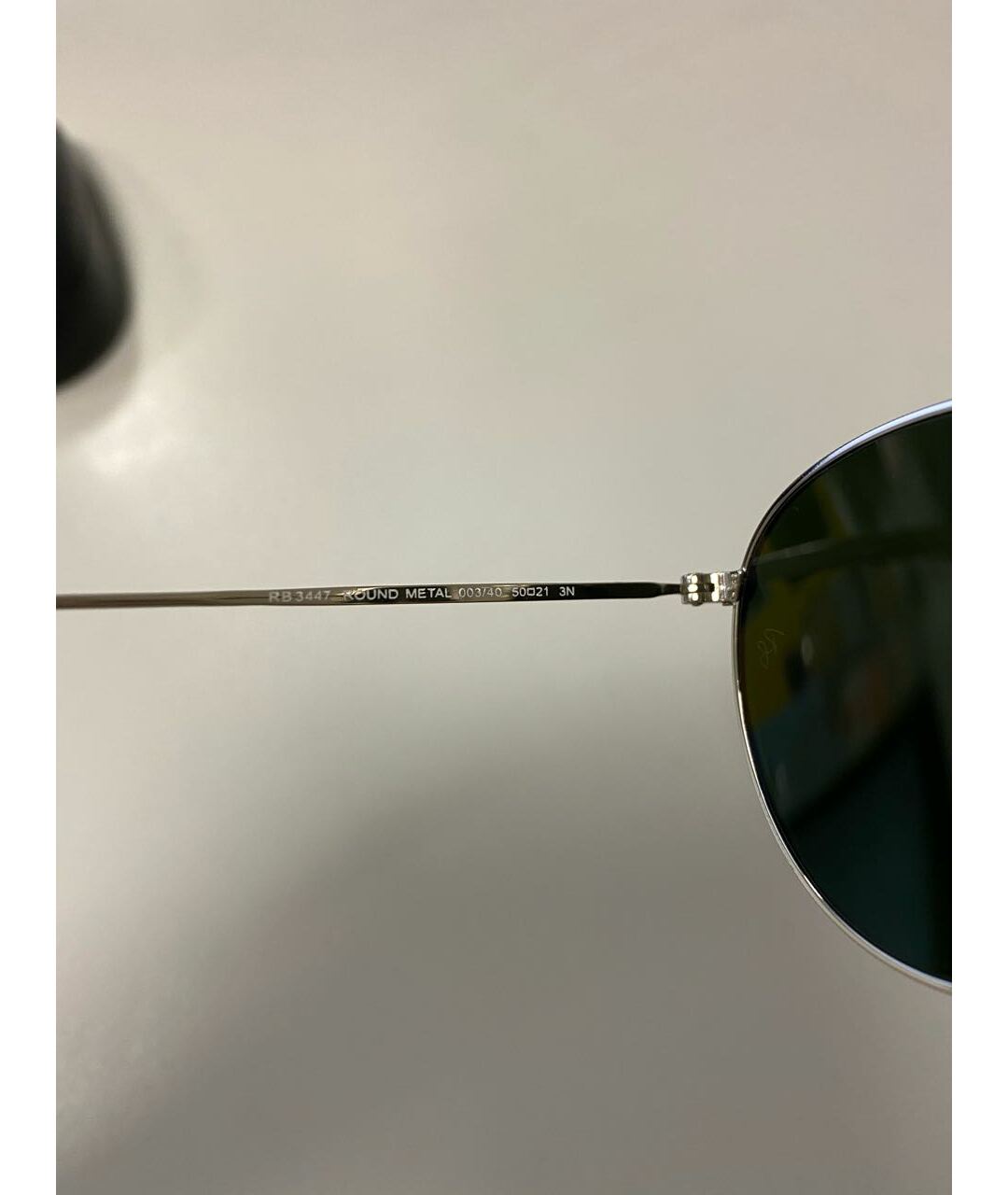 RAY BAN Серебряные металлические солнцезащитные очки, фото 6
