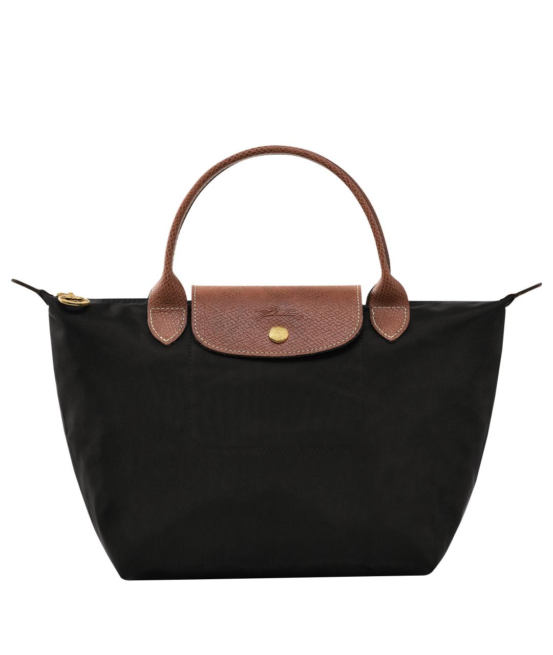 LONGCHAMP Черная синтетическая сумка тоут, фото 1