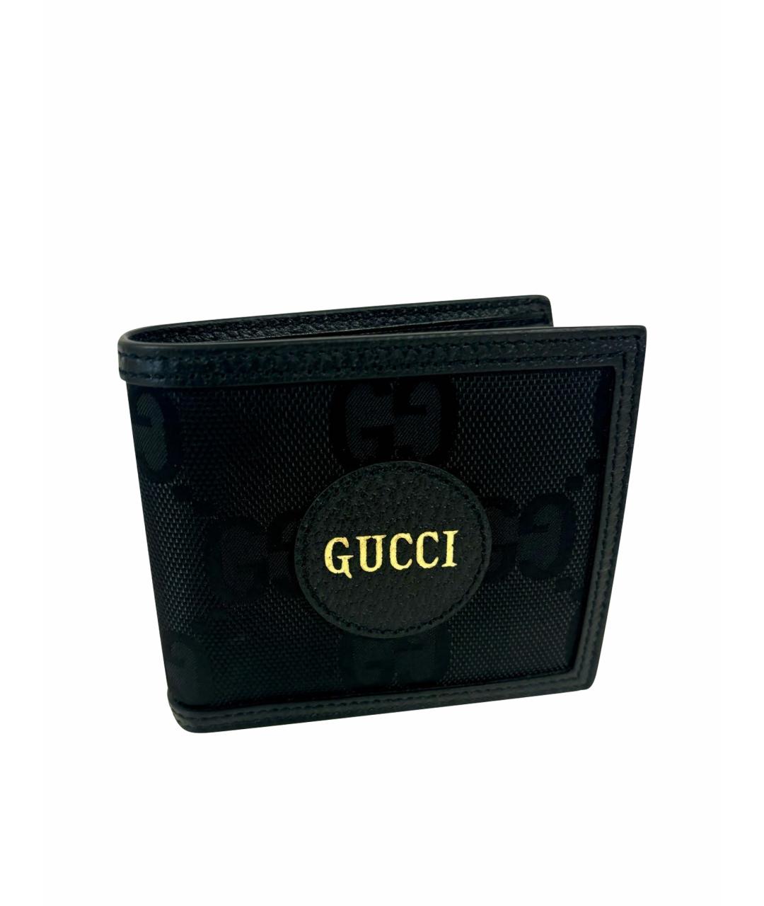 GUCCI Черный кожаный кошелек, фото 1