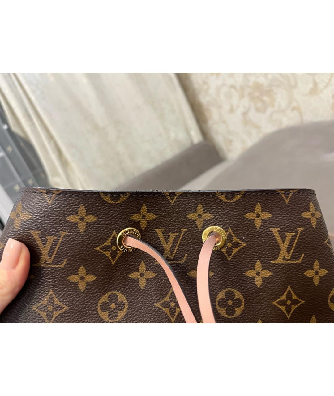 LOUIS VUITTON Розовая сумка тоут, фото 5