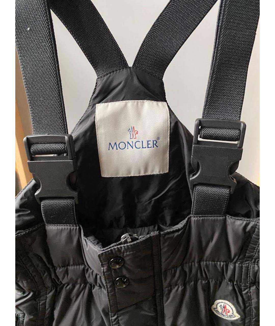 MONCLER Черный комбинезон, фото 3