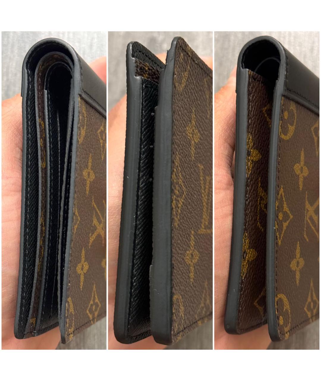 LOUIS VUITTON Коричневый кошелек, фото 4