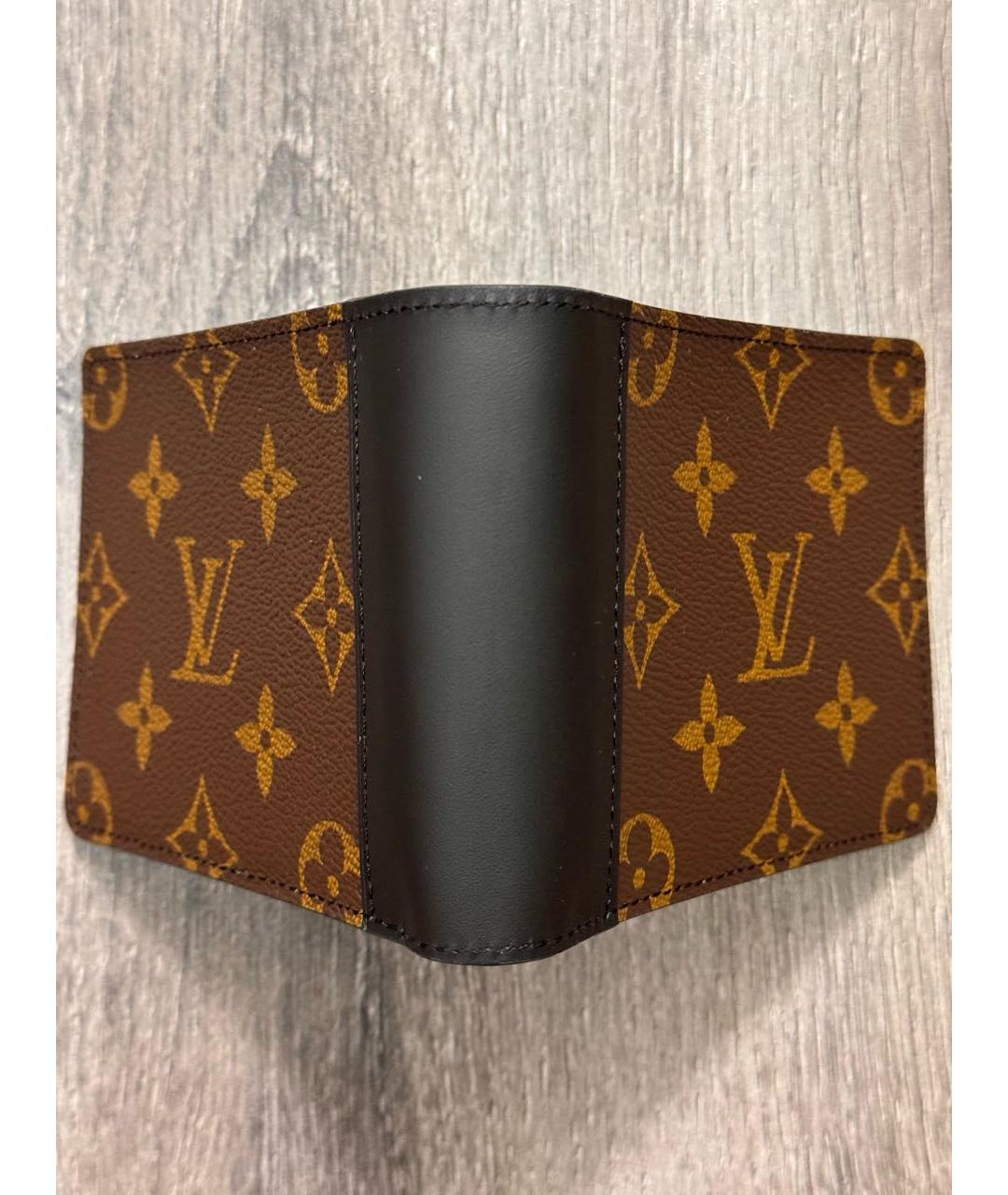LOUIS VUITTON Коричневый кошелек, фото 3