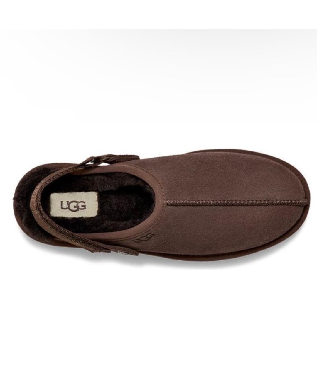 UGG AUSTRALIA Коричневые замшевые ботинки, фото 4