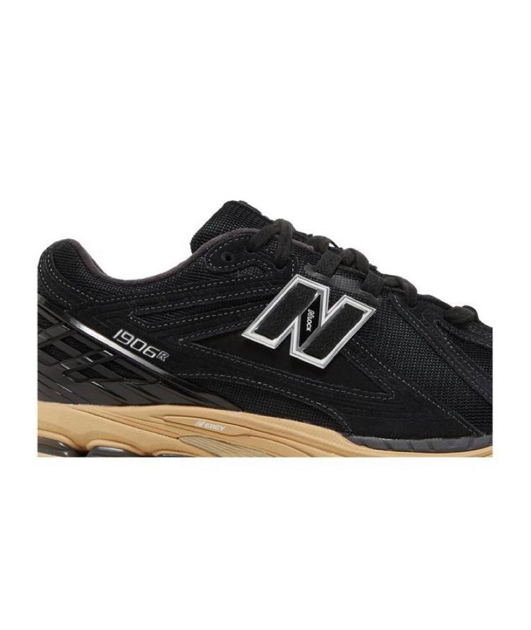 NEW BALANCE Черные нубуковые низкие кроссовки / кеды, фото 2