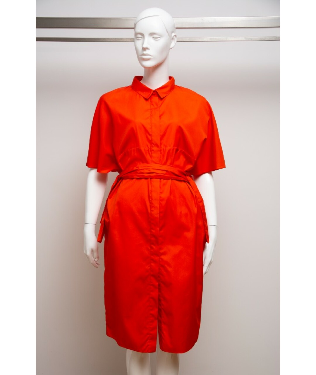 FENDI Красное хлопковое платье, фото 2