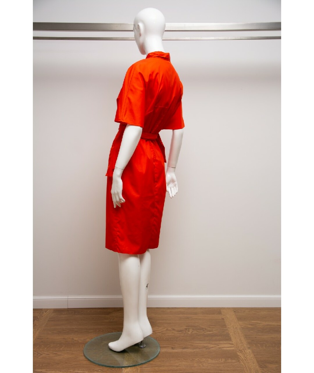 FENDI Красное хлопковое платье, фото 6
