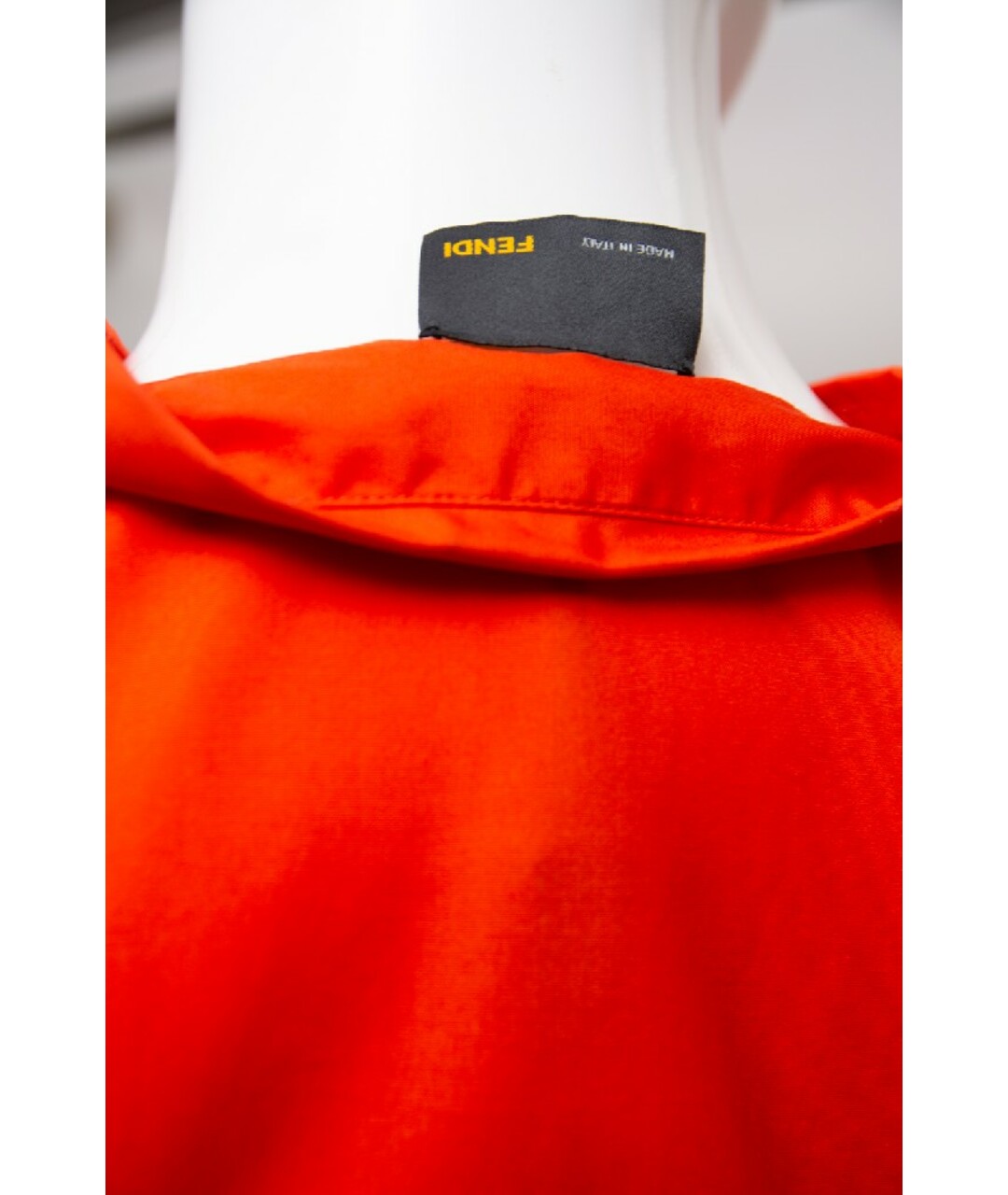 FENDI Красное хлопковое платье, фото 7