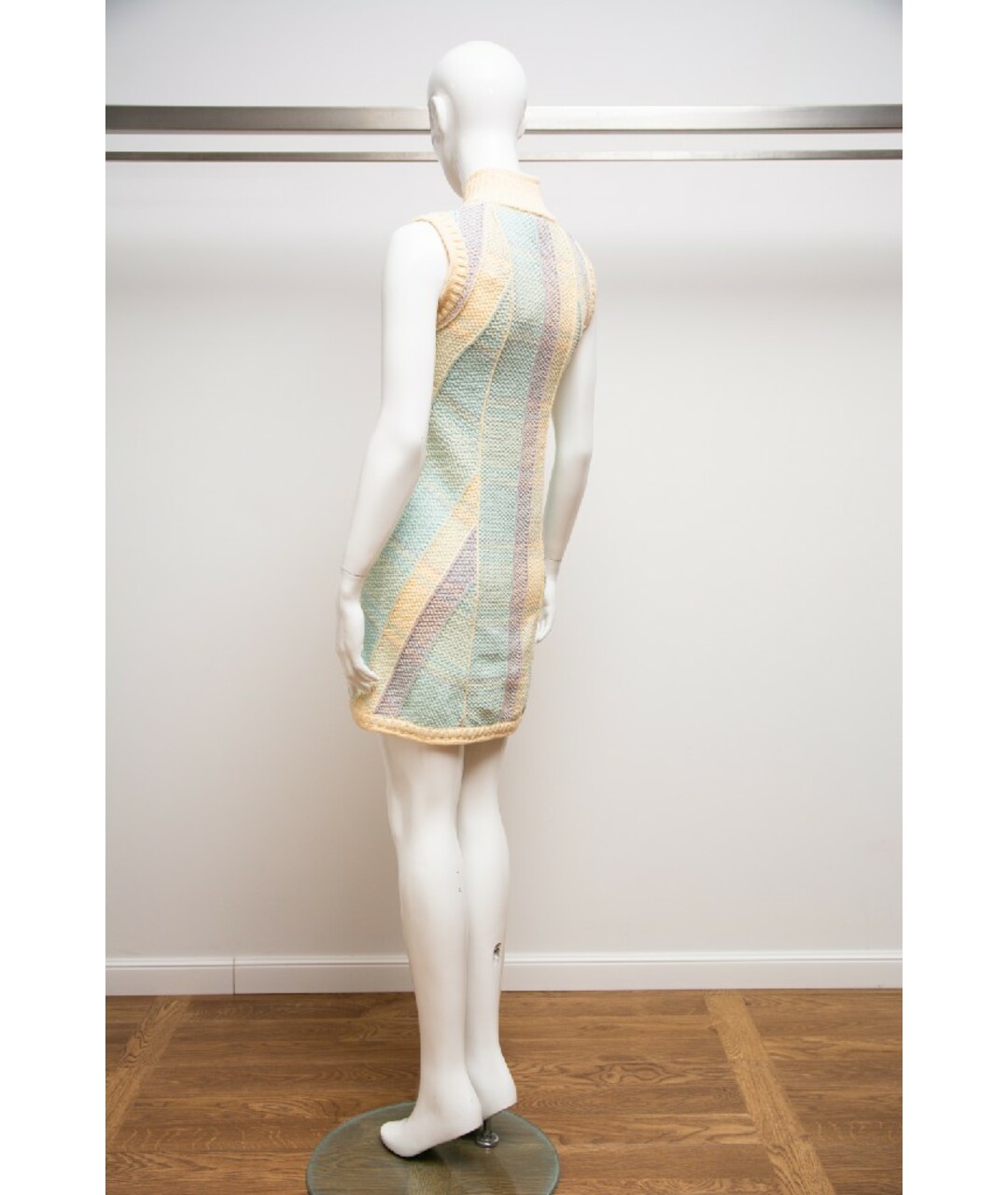 FENDI Мульти хлопковое платье, фото 6