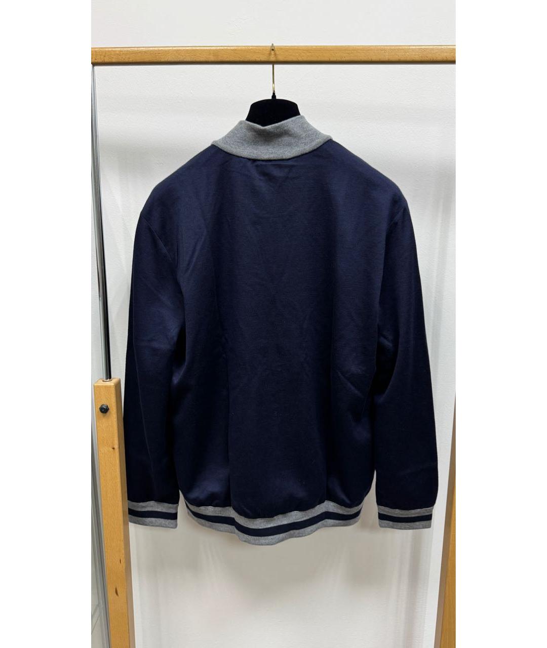 ZILLI Темно-синий шелковый спортивный костюм, фото 5