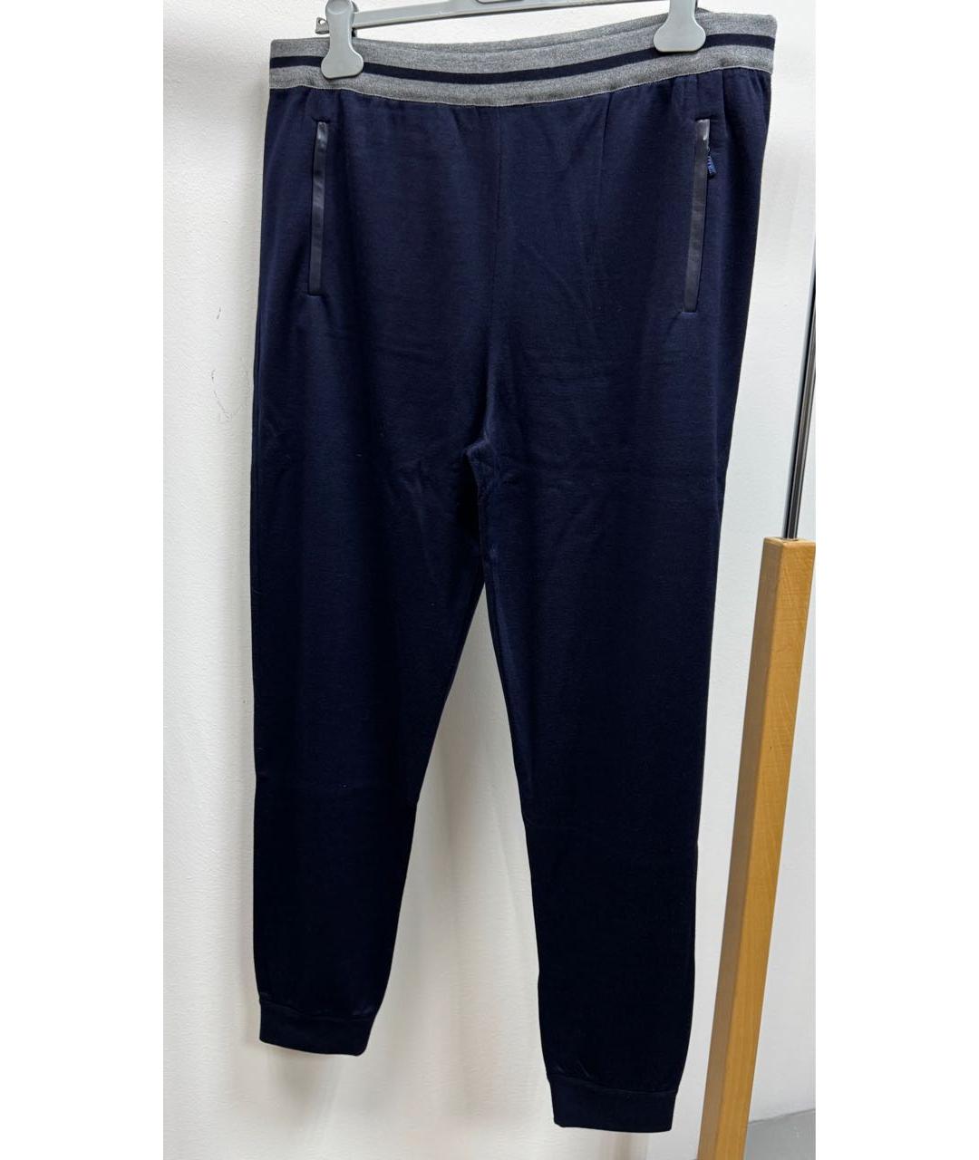 ZILLI Темно-синий шелковый спортивный костюм, фото 7