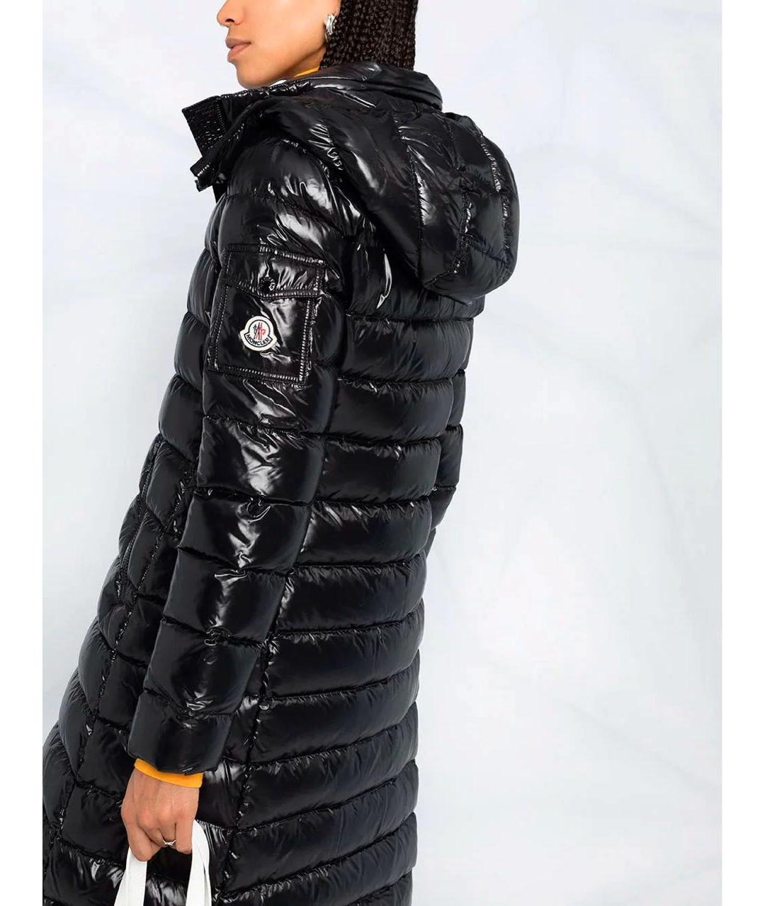 MONCLER Черный пуховик, фото 8