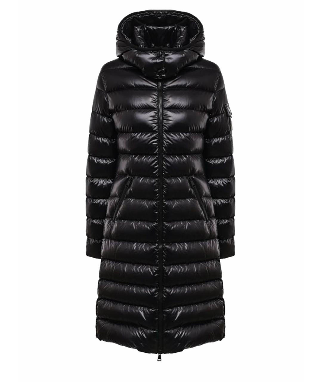 MONCLER Черный пуховик, фото 1