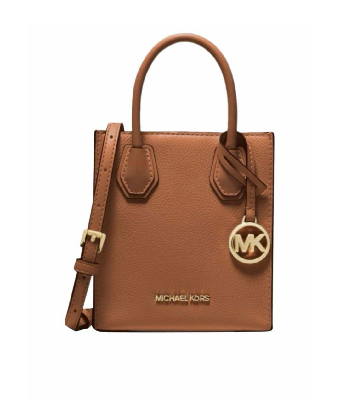 MICHAEL KORS Коричневая сумка через плечо из искусственной кожи, фото 1