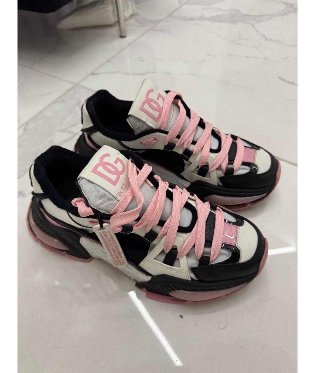 DOLCE&GABBANA Розовые кроссовки, фото 7
