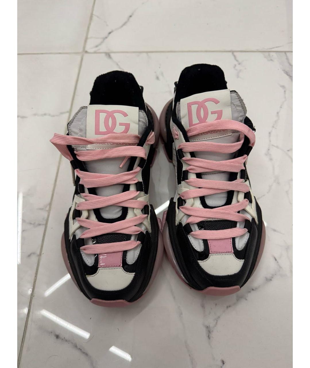 DOLCE&GABBANA Розовые кроссовки, фото 6