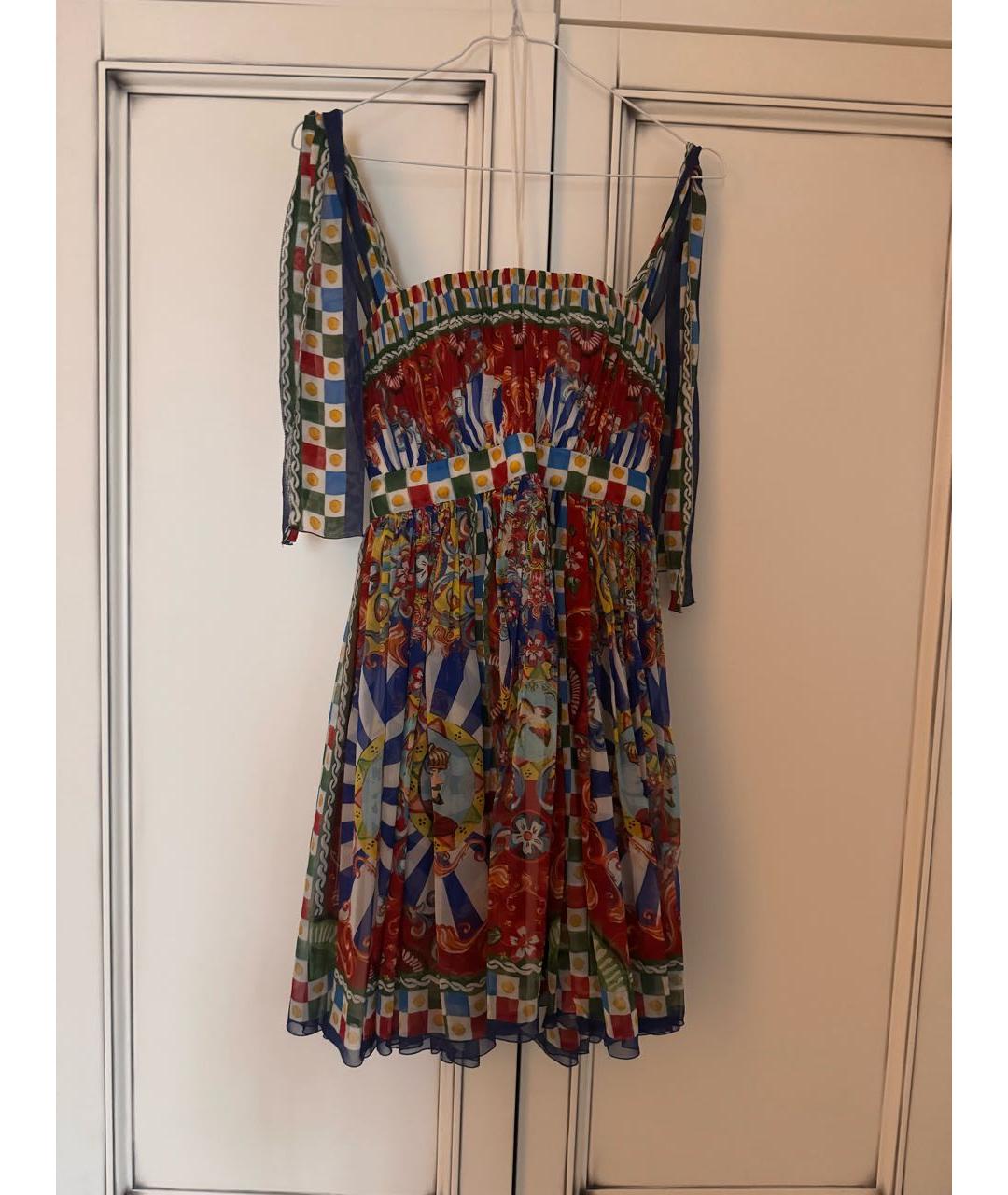 DOLCE&GABBANA Шелковый сарафан, фото 5
