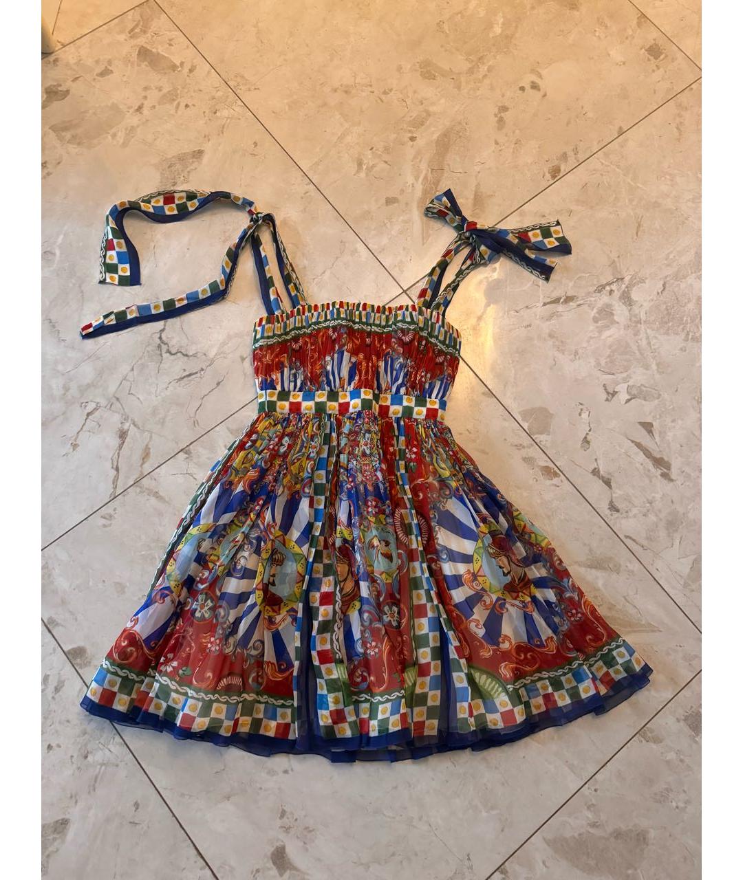 DOLCE&GABBANA Шелковый сарафан, фото 8