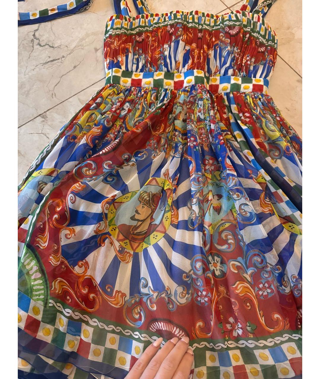 DOLCE&GABBANA Шелковый сарафан, фото 3