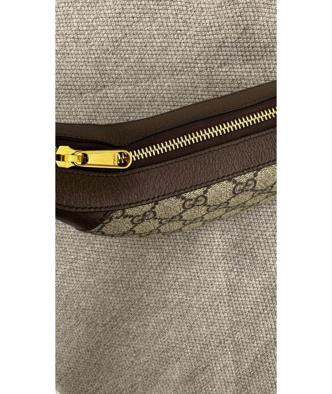 GUCCI Бежевая сумка с короткими ручками, фото 5