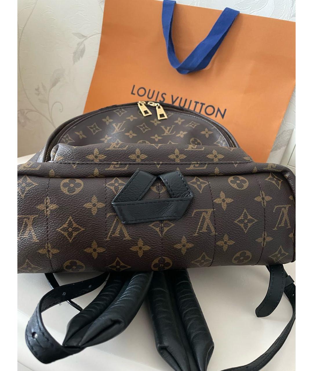 LOUIS VUITTON Коричневый рюкзак, фото 7