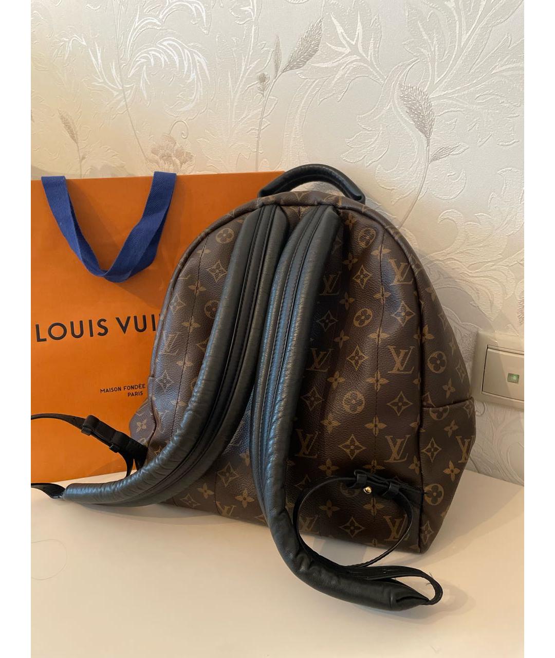 LOUIS VUITTON Коричневый рюкзак, фото 3