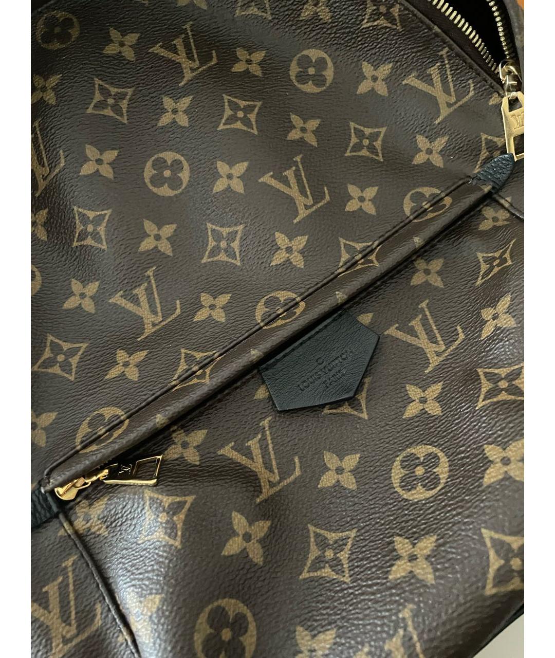 LOUIS VUITTON Коричневый рюкзак, фото 8