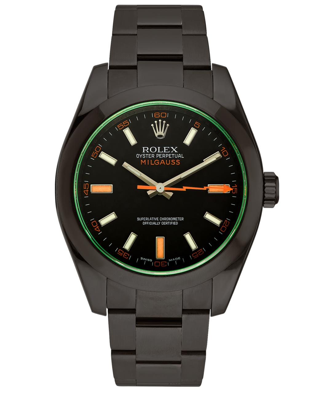 ROLEX Черные часы, фото 10