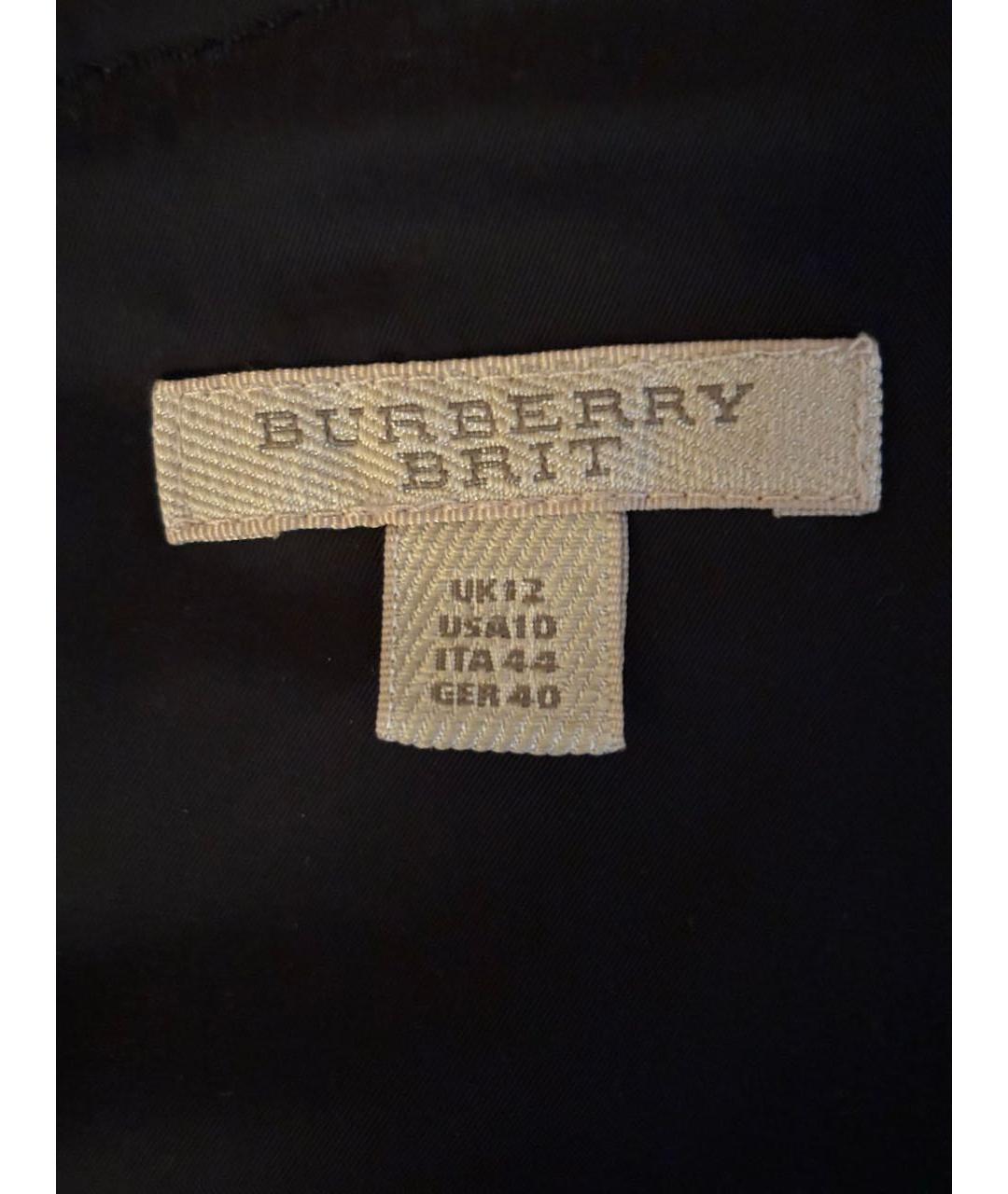 BURBERRY Серое шерстяное повседневное платье, фото 5