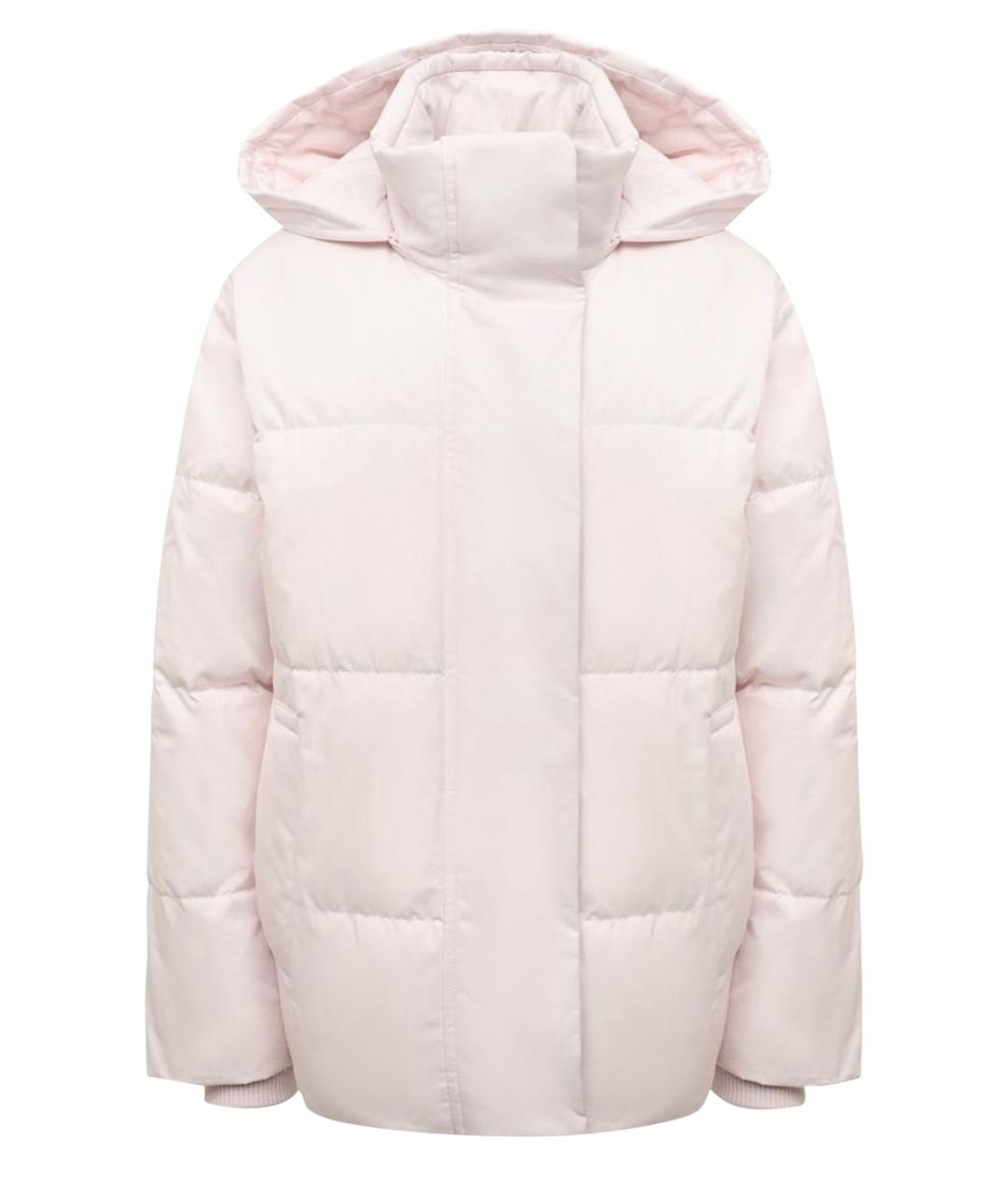 BURBERRY Розовый полиэстеровый пуховик, фото 6