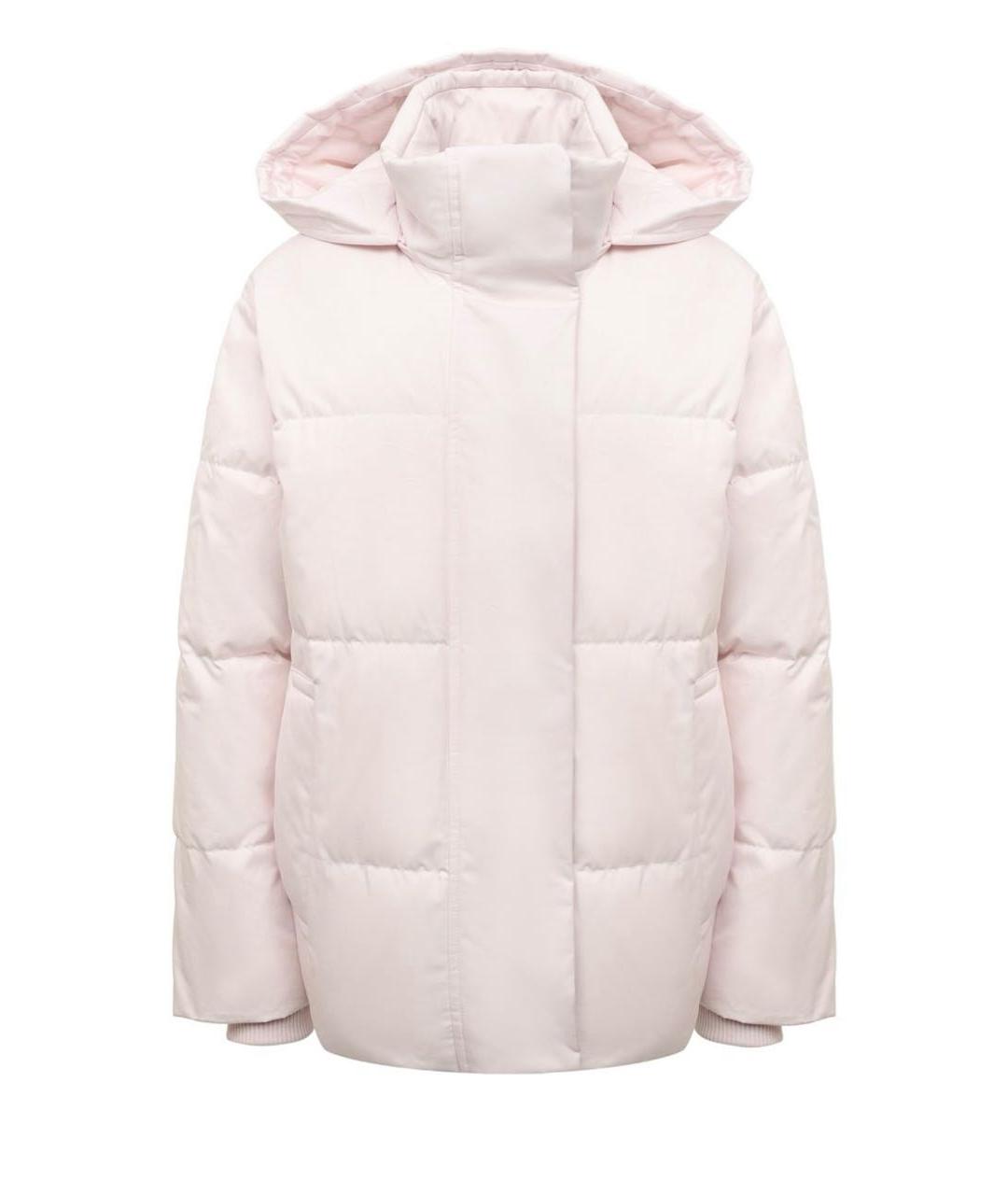 BURBERRY Розовый полиэстеровый пуховик, фото 5