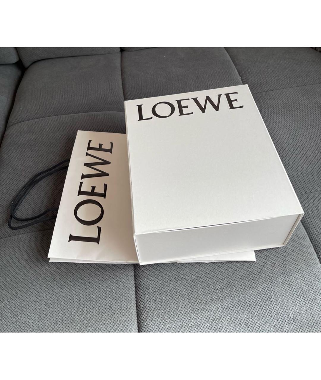 LOEWE Шерстяной шарф, фото 4