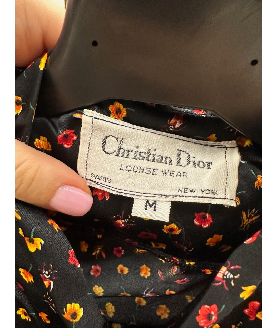 CHRISTIAN DIOR Черное повседневное платье, фото 3