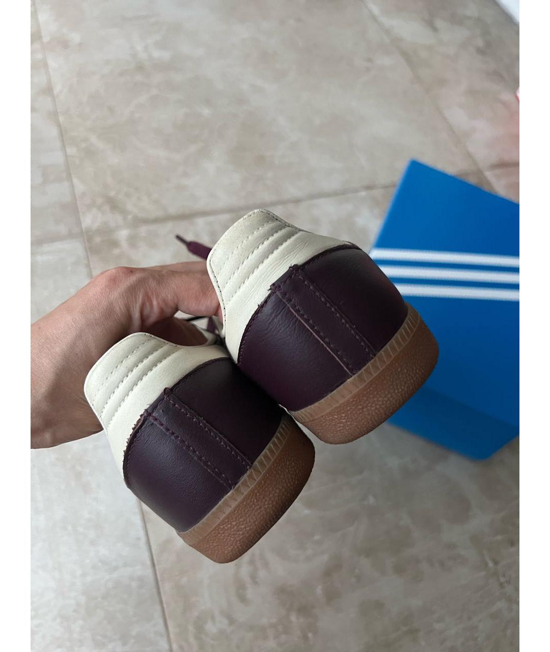 ADIDAS Бордовые кроссовки, фото 4