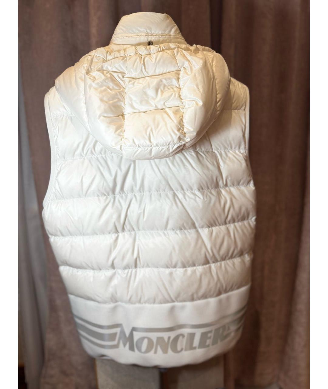 MONCLER Белый жилет, фото 6