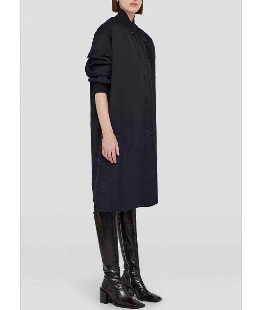 JIL SANDER Черный тренч/плащ, фото 6