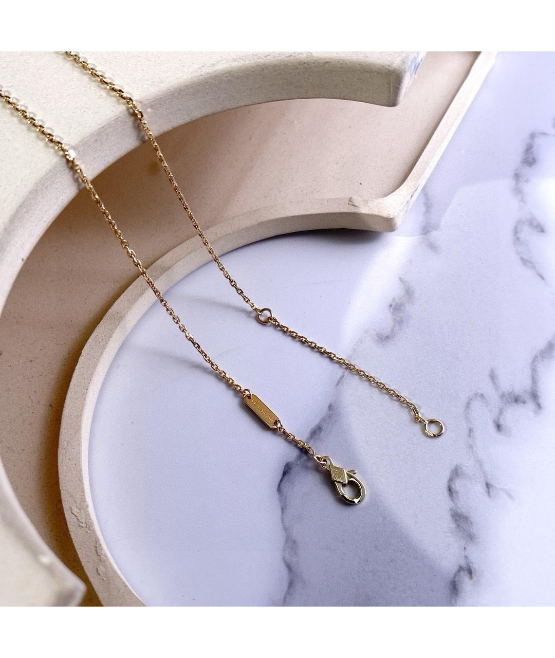 VAN CLEEF & ARPELS Белая подвеска из желтого золота, фото 3