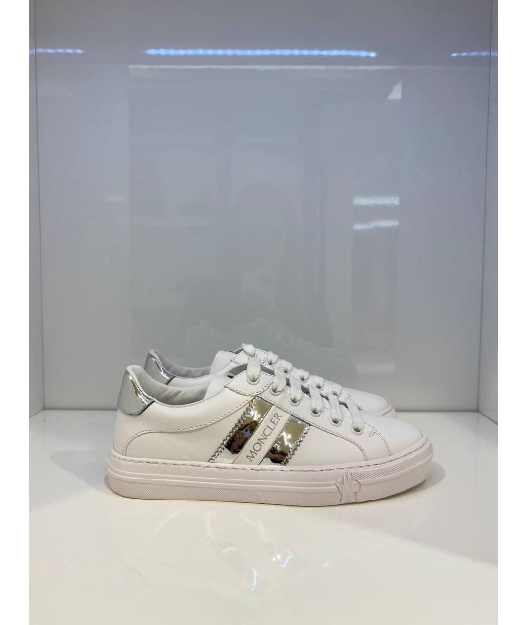 MONCLER Белые кеды, фото 4