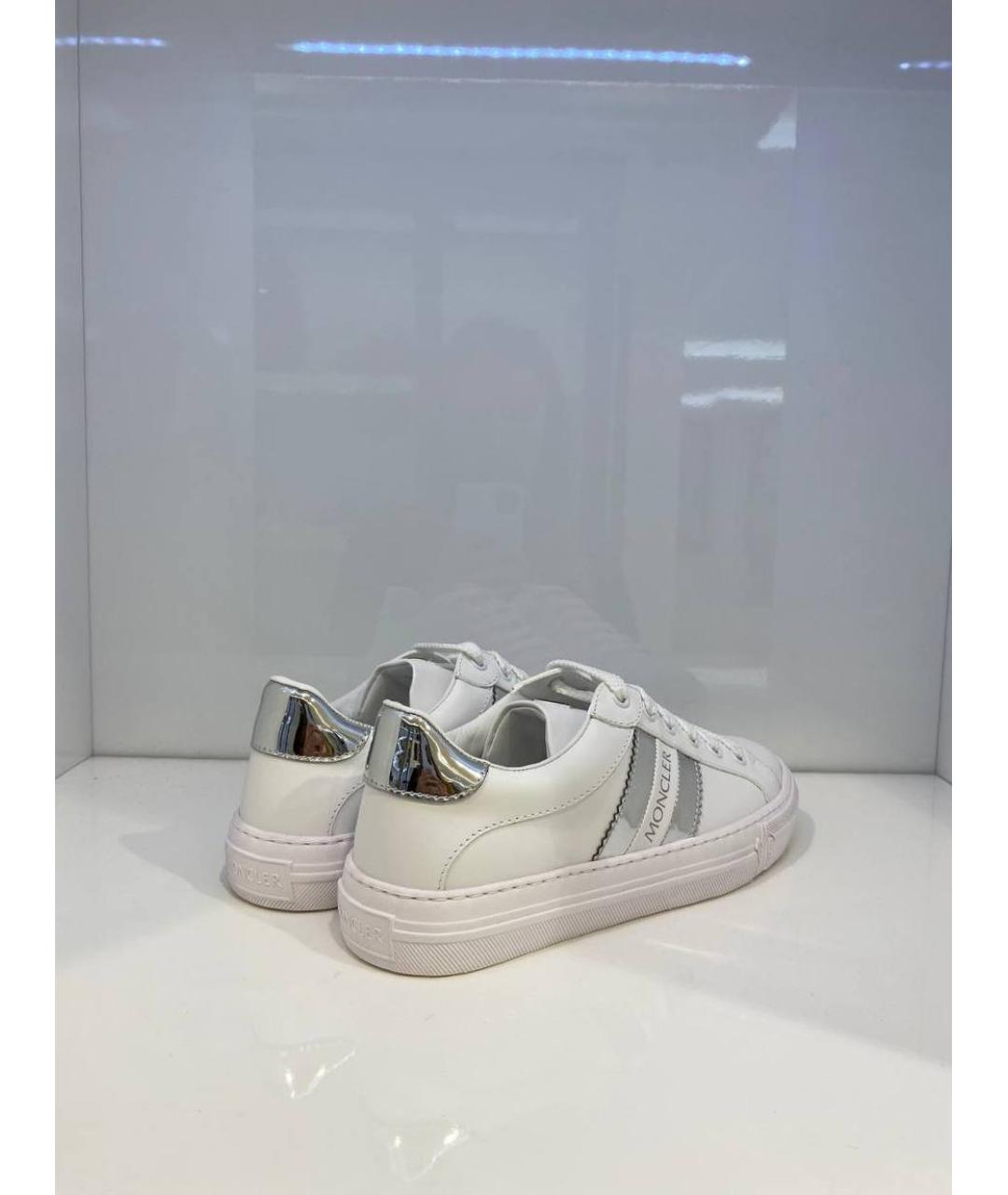 MONCLER Белые кеды, фото 2