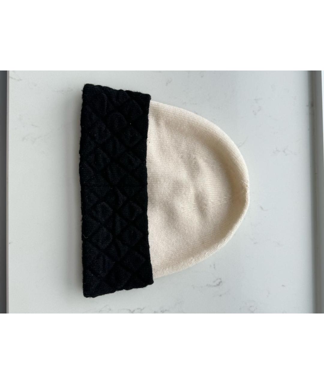 CHANEL Черная кашемировая шапка, фото 2