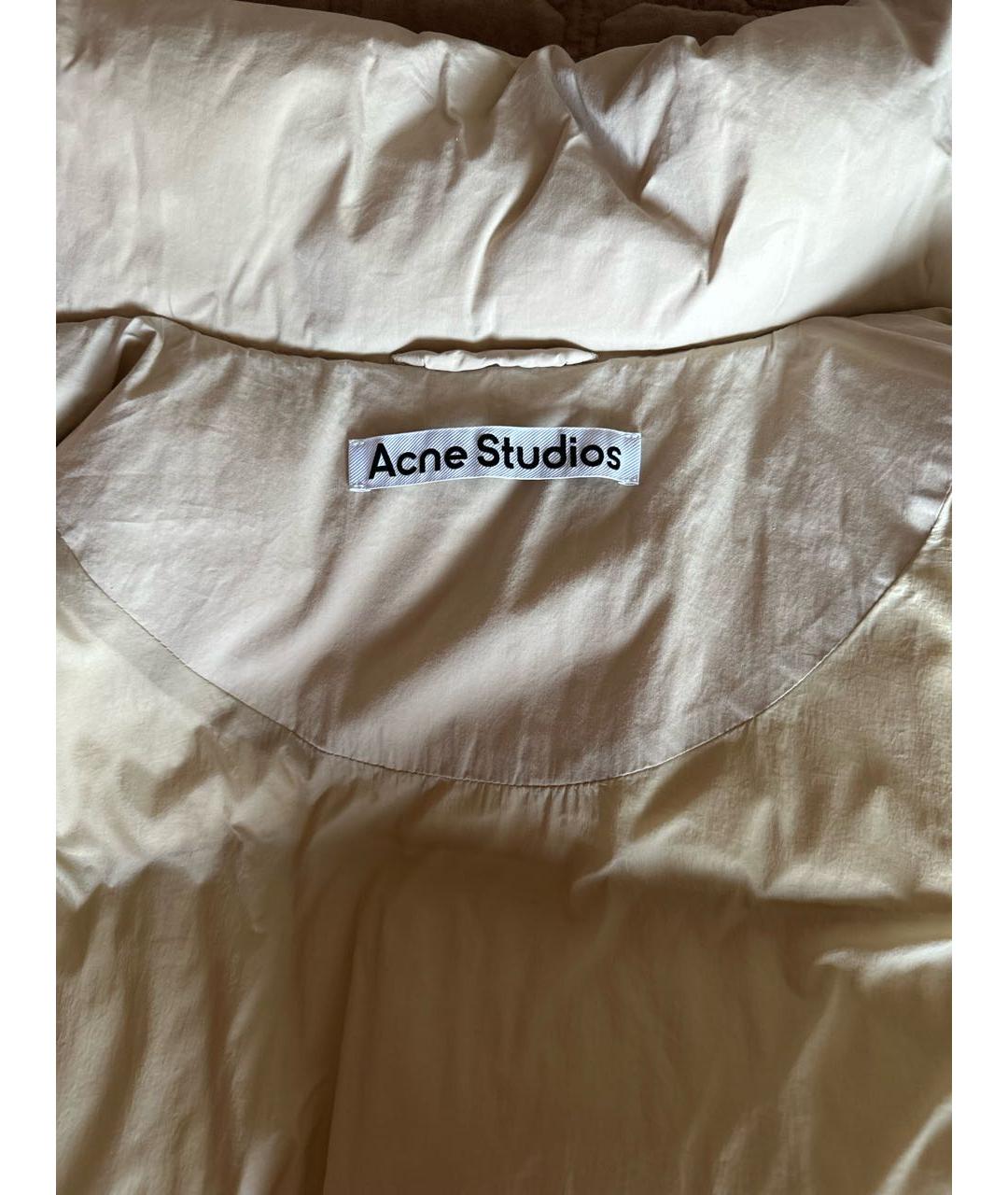 ACNE STUDIOS Бежевый пуховик, фото 3