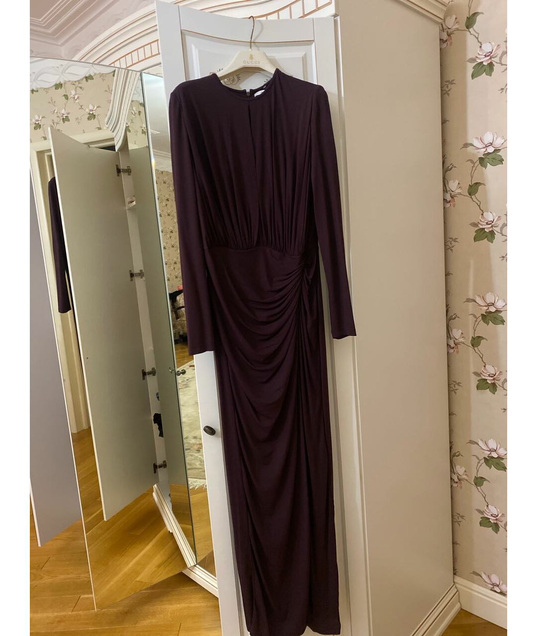 GIVENCHY Фиолетовое вискозное вечернее платье, фото 7
