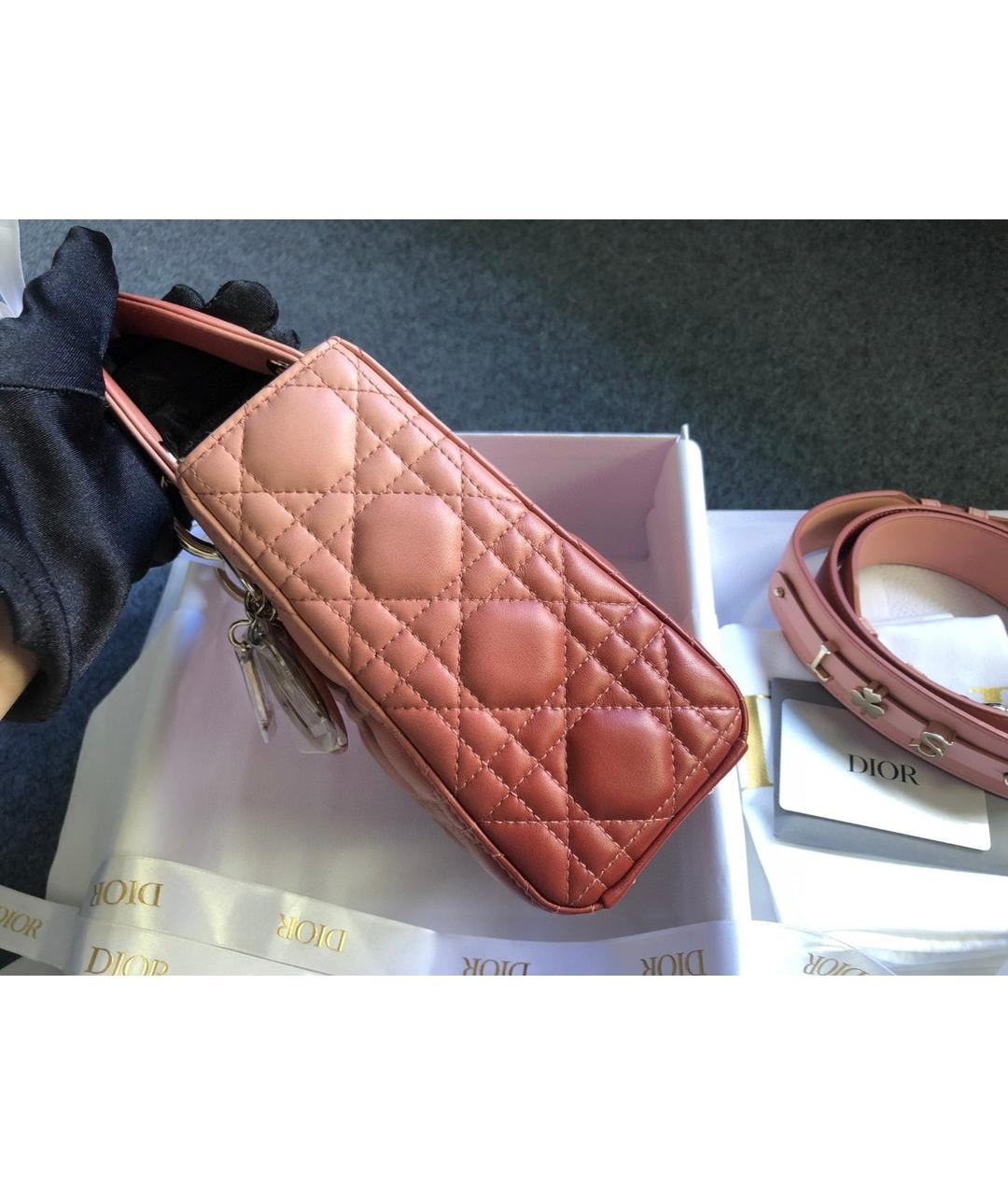 CHRISTIAN DIOR Мульти кожаная сумка с короткими ручками, фото 4