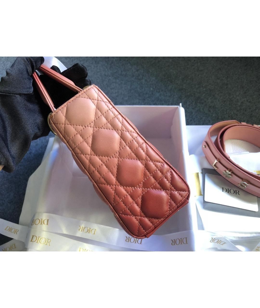 CHRISTIAN DIOR Мульти кожаная сумка с короткими ручками, фото 5