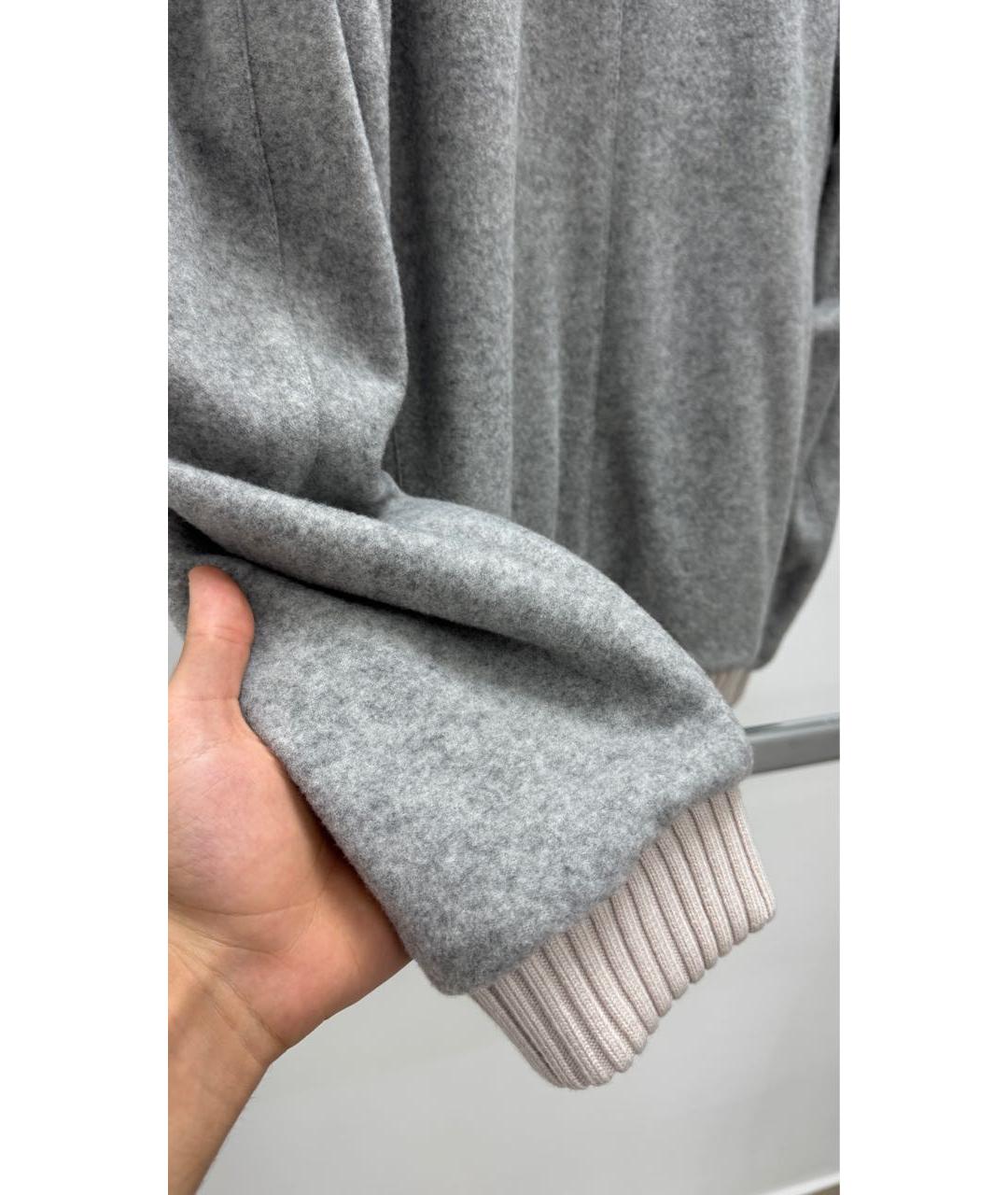 KIRED Серая кашемировая куртка, фото 4