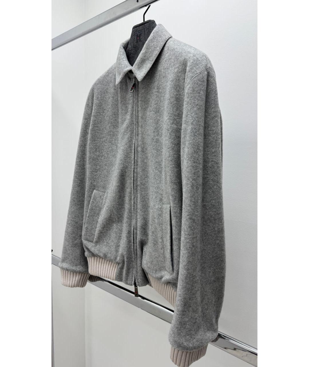 KIRED Серая кашемировая куртка, фото 2