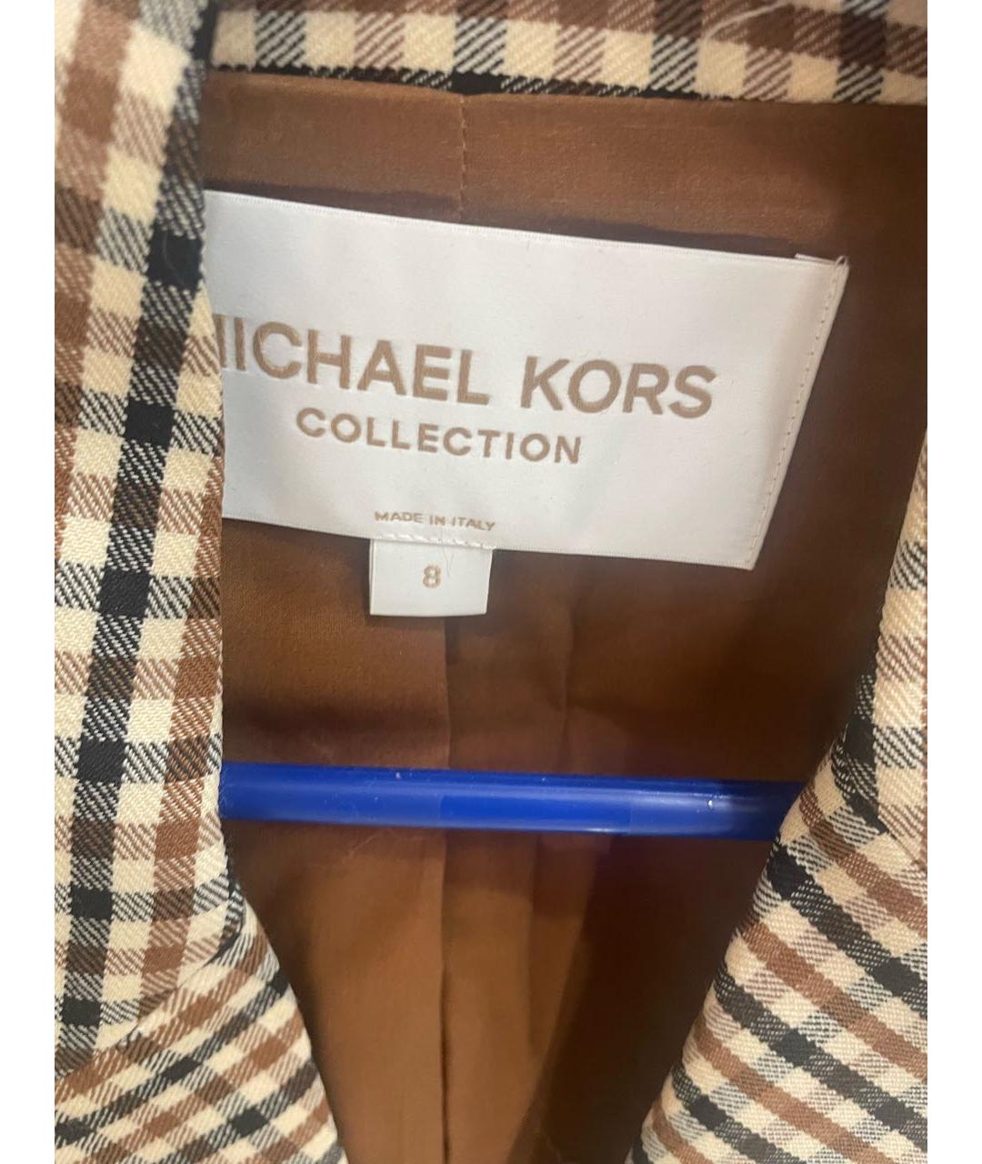 MICHAEL KORS COLLECTION Коричневый шерстяной жилет, фото 2