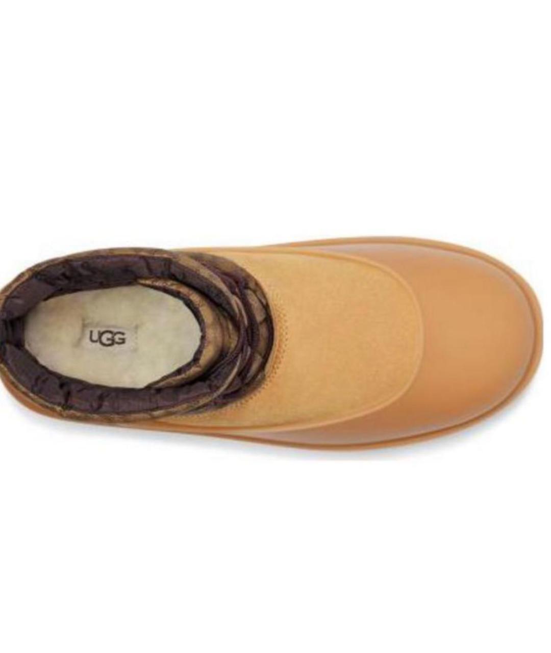 UGG AUSTRALIA Коричневые резиновые ботинки, фото 3