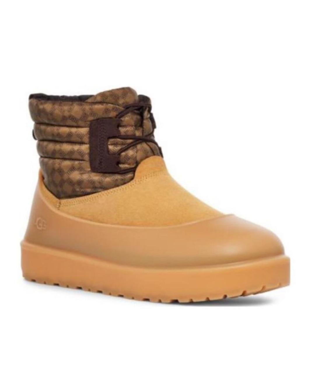 UGG AUSTRALIA Коричневые резиновые ботинки, фото 2
