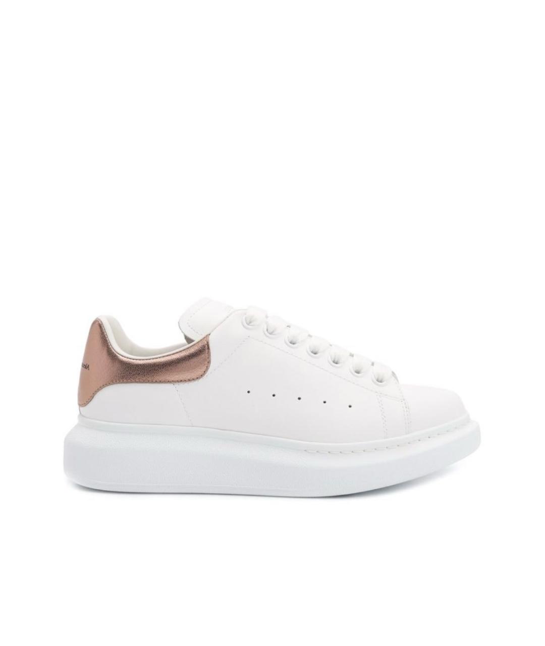 ALEXANDER MCQUEEN Белые кожаные кроссовки, фото 6